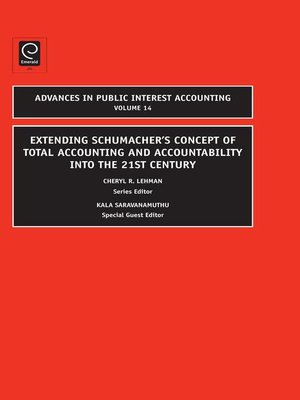 cover image of Advances in Public Interest Accounting, Volume 14